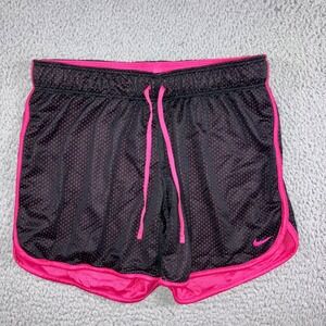 Nike Dri Fit Running Shorts‎ Women Small Lined Drawstring Retro Track Running